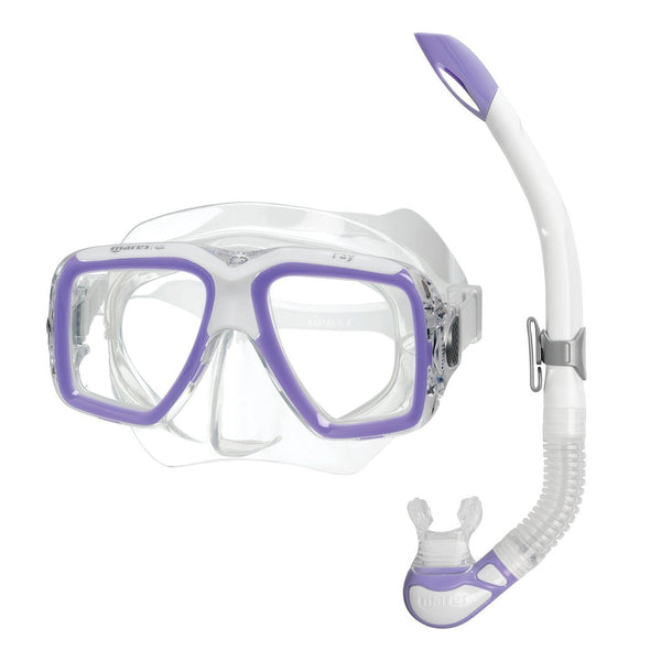 Mares Ray/Bay Mask & Snorkel Set - Lilac