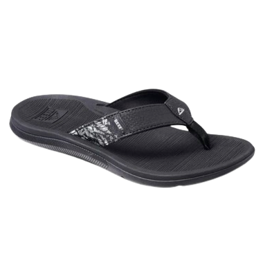 Reef Women's Santa Ana Sandal - Black/White - 40% OFF