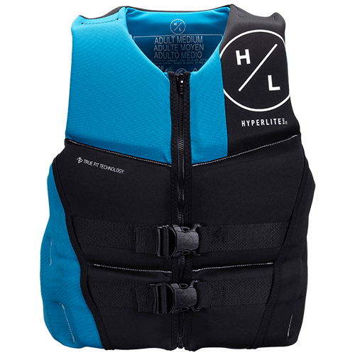 Hyperlite Mens Prime Blue/Black Neo PFD
