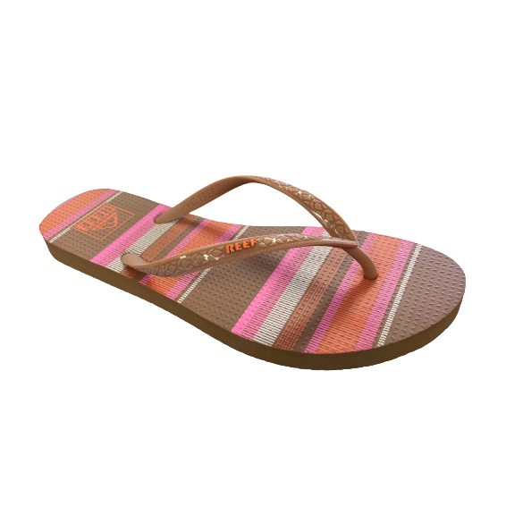 Reef Women's Seaside Prints Sandal- Smoothie Stripe - 40% OFF