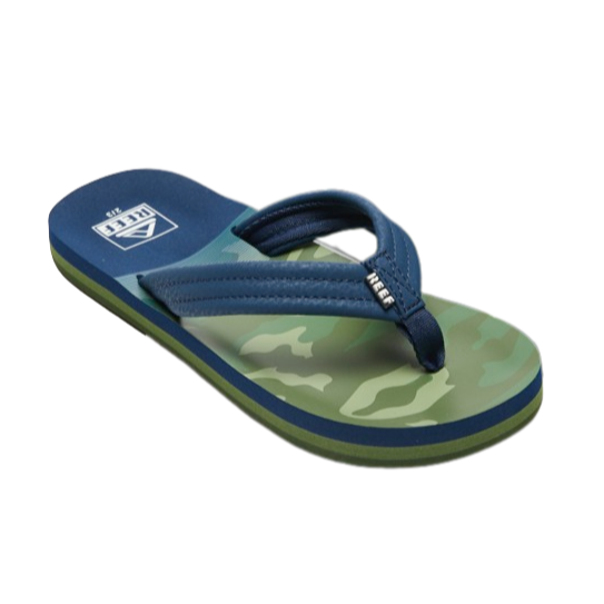 Reef Kids Ahi Sandal Navy Camo 40 OFF Ocean Sports