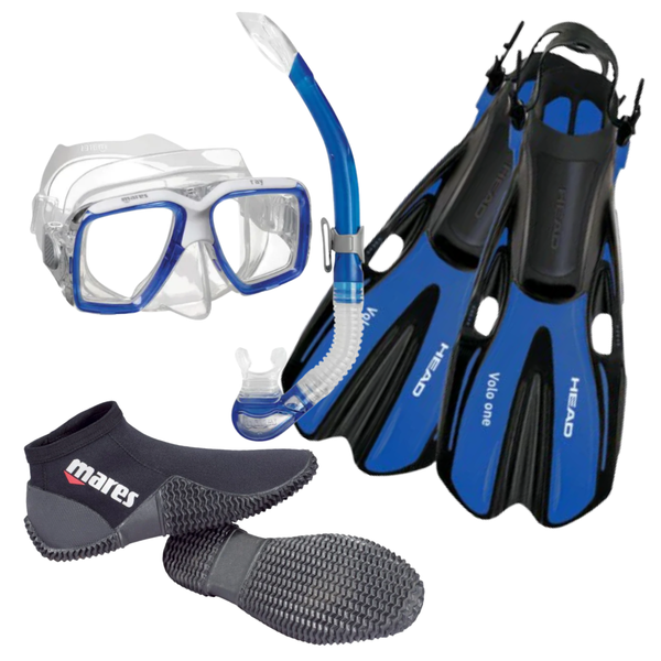 Mares Ray Snorkel Pkg - Blue