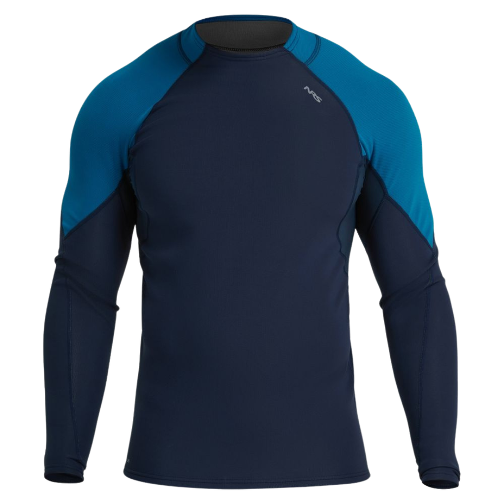 NRS Men's Hydroskin 0.5mm Snorkel L/S Neo Shirt - Navy/Blue