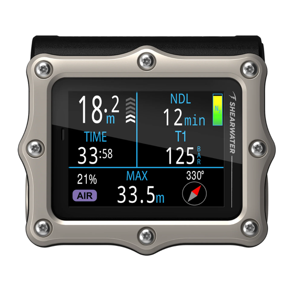 Shearwater Perdix 3 Dive Computer Silver - PRE-ORDER!