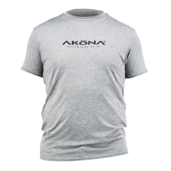 Akona Men's Short Sleeve Sun Shirt - Grey