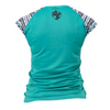 Akona Women's Short Sleeve Sun Shirt - Aqua