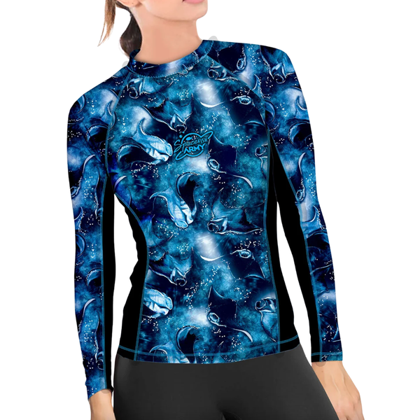 Spacefish Army Pullover Rashguard - Manta Mayhem