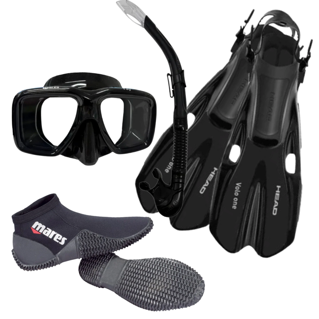 Mares Ray Snorkel Pkg - Black