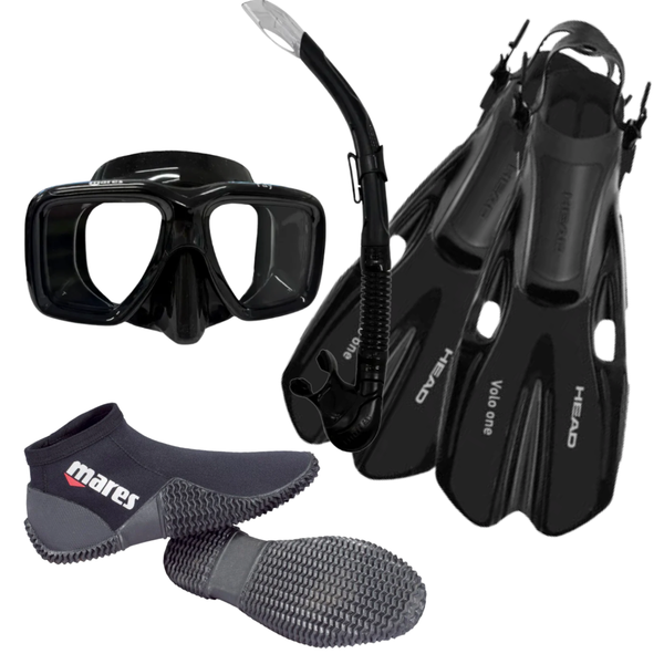 Mares Ray Snorkel Pkg - Black