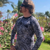 Spacefish Army Men's Rashguard - Deep Sea