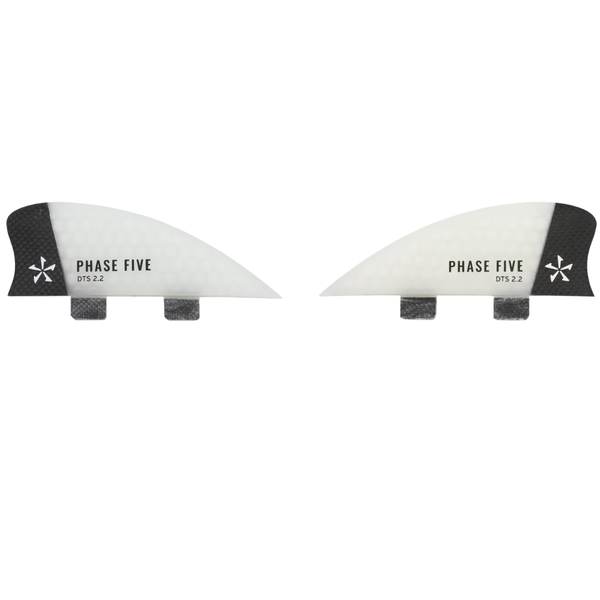 Phase 5 Replacement Fin - Carbon DTS 2.2 Twin Fin Set