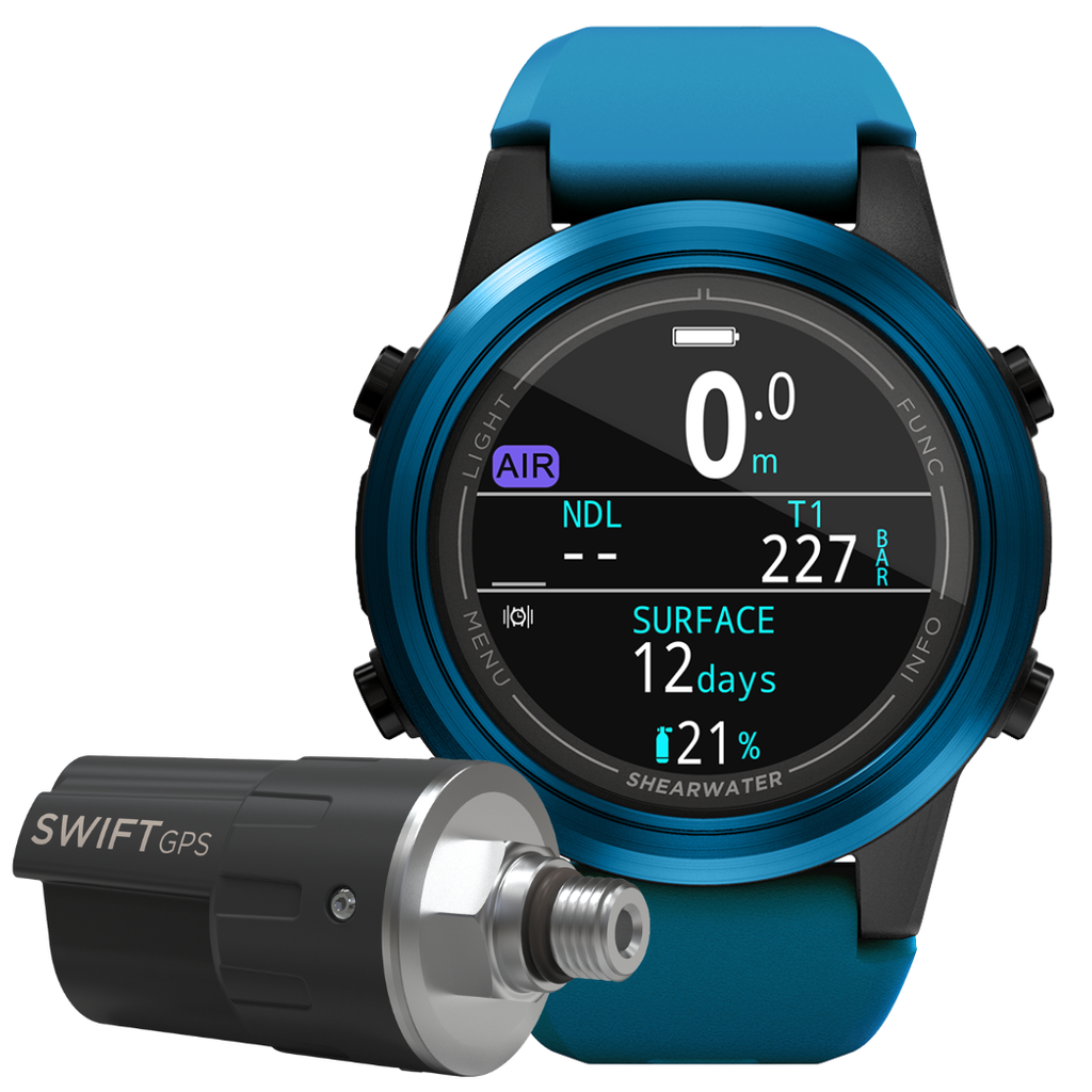 Shearwater Blue Ltd Tern TX Dive Computer w. Swift GPS Transmitter - SAVE $50