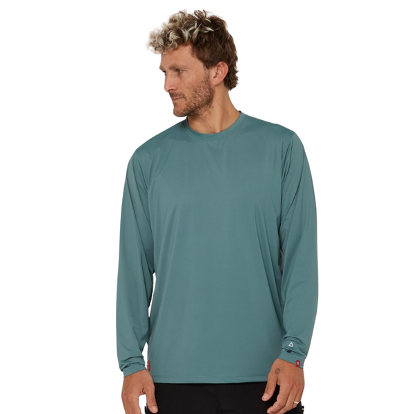 Follow Men's Long Sleeve Rashguard - Green