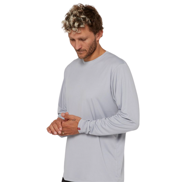 Follow Men's Long Sleeve Rashguard - Grey