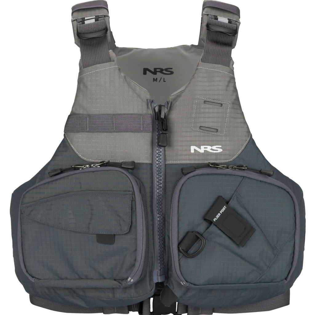 NRS Zander Fishing Kayak/Paddle PFD - Charcoal