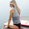 Follow Women's Athena Wake Vest (L) - Grey - SAVE $50