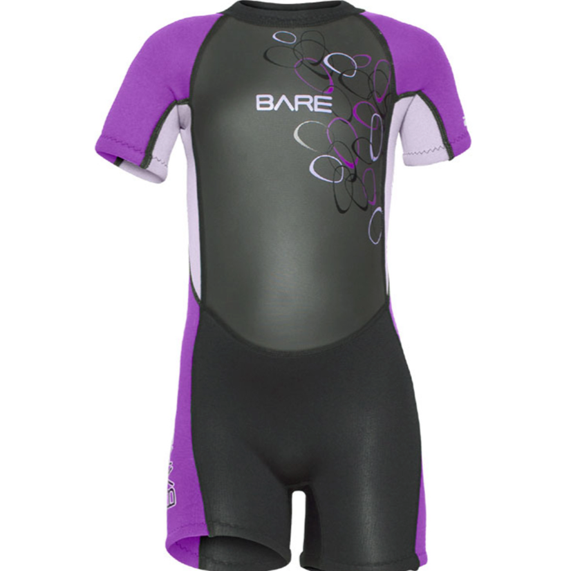 Bare Kids 2MM Tadpole Shorty Wetsuit
