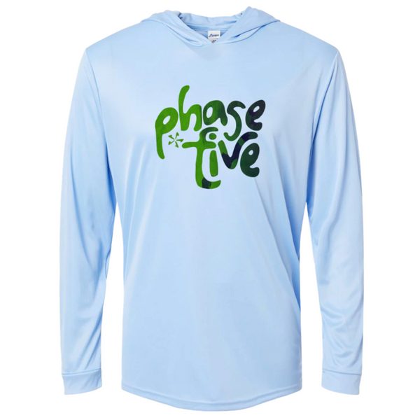 Phase 5 Hooded Long Sleeve Rash Guard - Haze