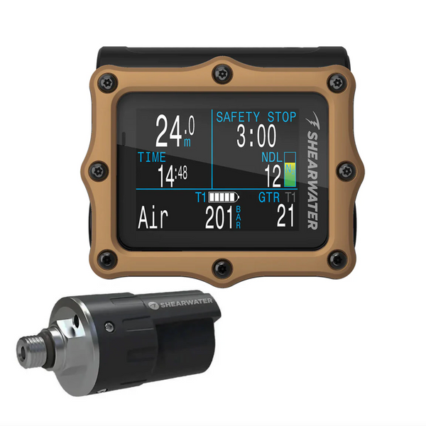 Shearwater Perdix 2 Ti Journeys Ed (Bronze) Dive Computer w. Swift Transmitter - SAVE $50