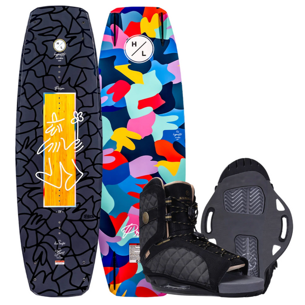 2025 Hyperlite Prizm Wakeboard Package w. Syn Boots
