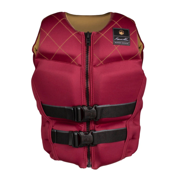 Liquid Force Womens Diva Heritage Neo PFD - Maroon - 30% OFF!