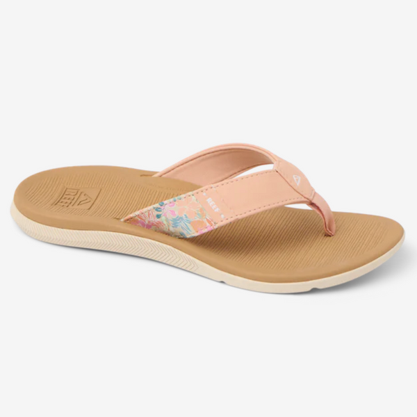 Reef Women's Santa Ana Sandal - Peach/Tan