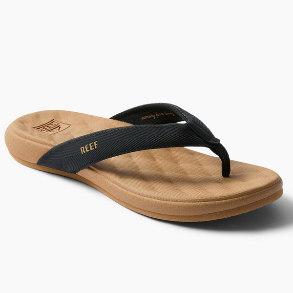 Reef Women's Cushion Melody Sandal - Black/Tan