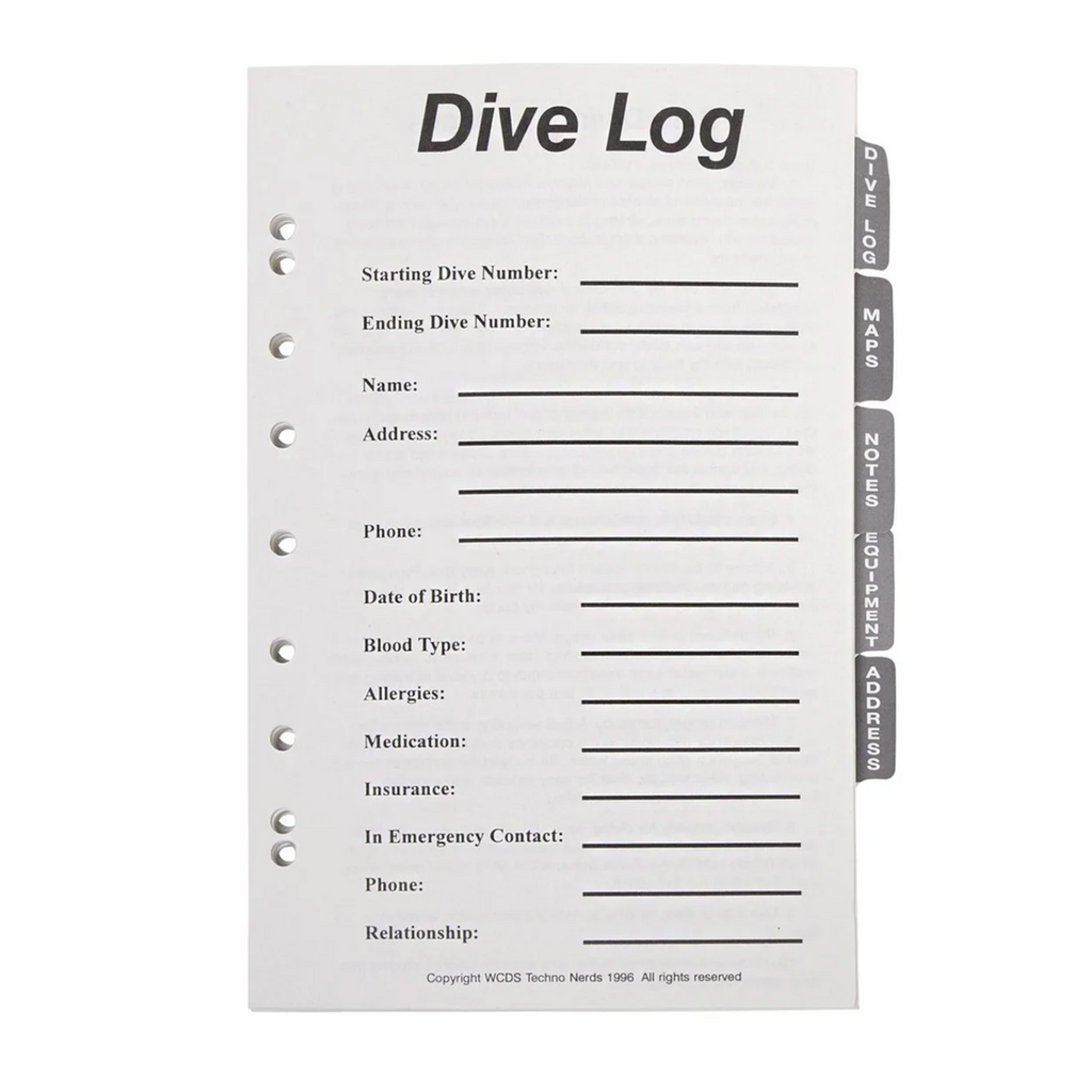 Trident 3-ring Complete Log Book Refill Set