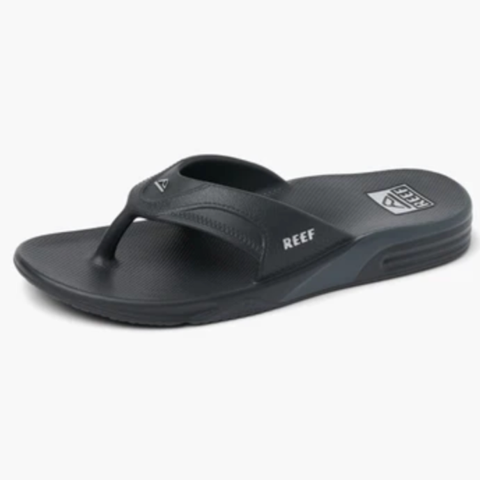 Reef Men's Fanning H20 Sandal - Black/Silver
