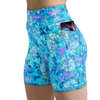 Spacefish Army Shorts - Turtle Tie Dye
