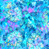 Spacefish Army Shorts - Turtle Tie Dye