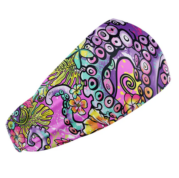 Spacefish Army Scuba Headband - Octofloral Splatterparty