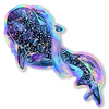 Spacefish Army Whale Shark Galaxy Sticker