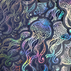 Spacefish Army Holographic Jellyfish Sticker