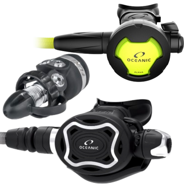 Oceanic Zeo/FDXi Regulator w. Alpha 10 Octo Ocean Sports