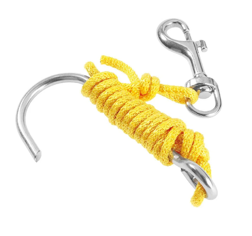 Single Reef Hook with brass swivel snap