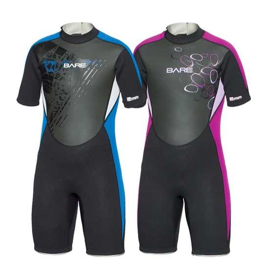 Bare Kids 2mm Manta Shorty Wetsuit - SAVE $15!