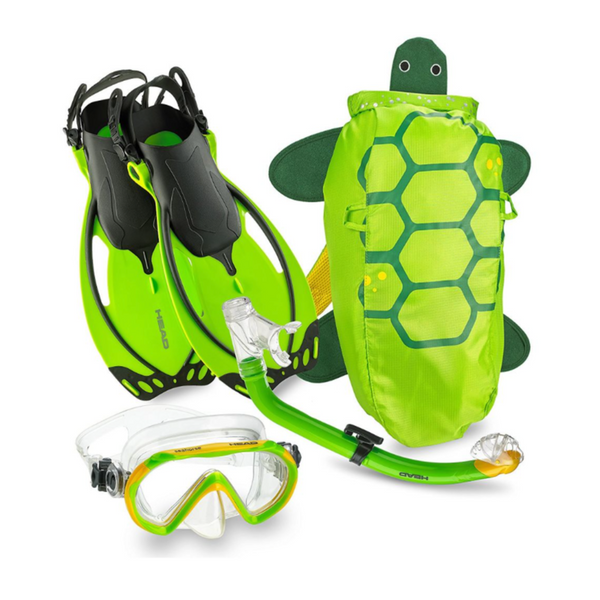 Head Kids Sea Pals Mask/Snorkel/Fin Set w. Bag