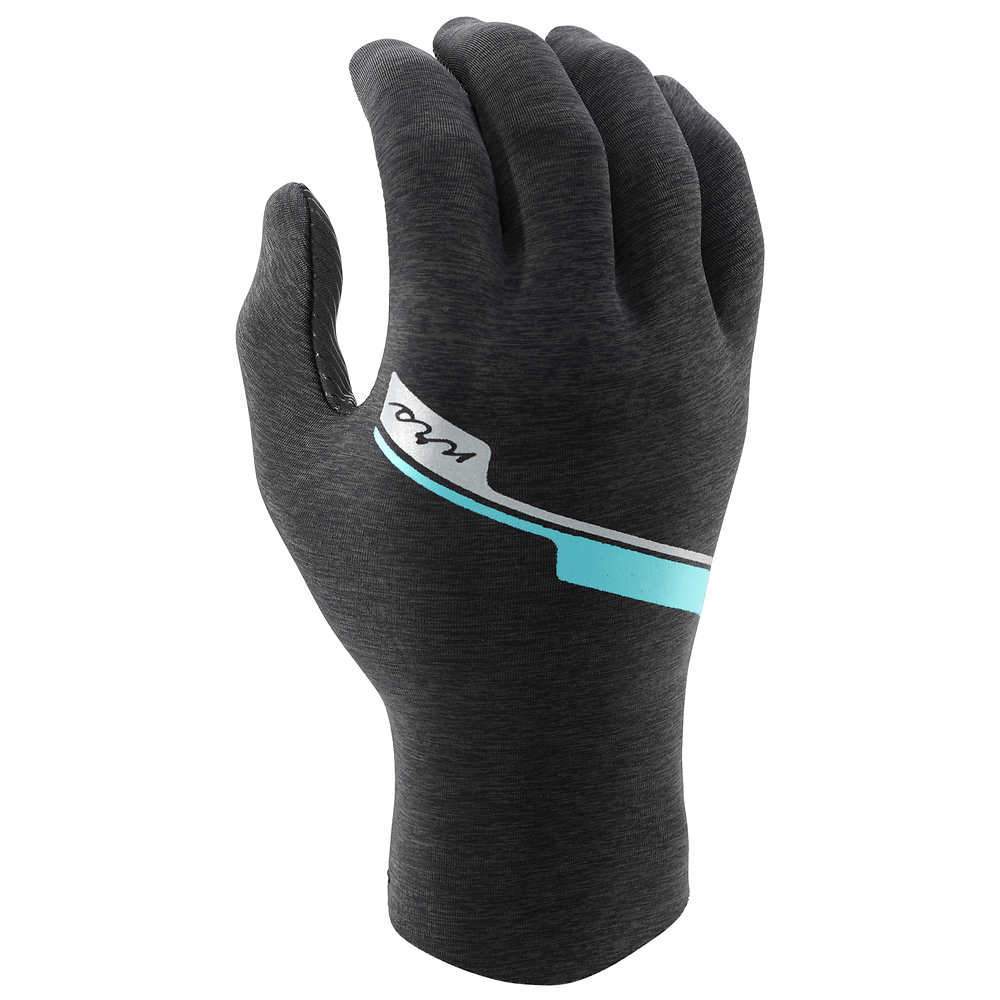 NRS Women's HydroSkin Gloves, XL / Gray Heather
