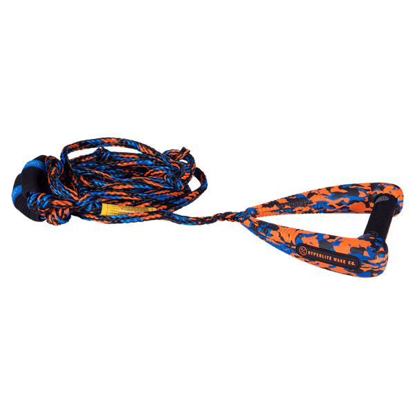 Hyperlite 25' Arc Surf Rope W/ Orange/Blue Handle